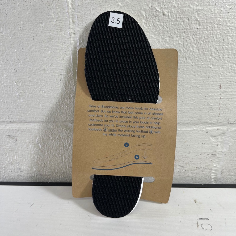 Blundstone Insoles Multi-Fit Footbeds Black Sz 3.5 UK Womens 6.5 US/Mens 4.5 US